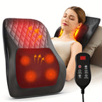 Heated Neck & Back Massager Pillow