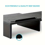 Adjustable Dual Monitor Stand Riser - Extra Long Office Desktop Organizer for 2 Monitors (Up to 48.2")