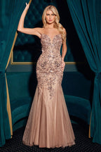 Dynasty Lace Mermaid Gown-1