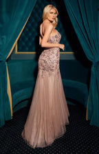 Dynasty Lace Mermaid Gown-3