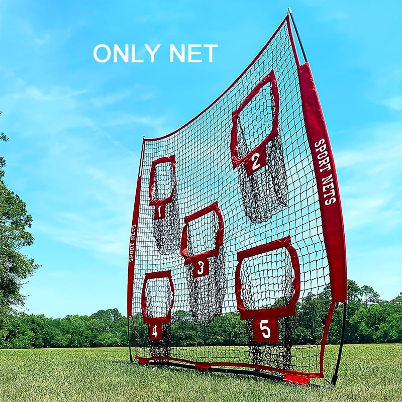 NNETM Football Outdoor Target Throwing Net with 5 Pockets-1