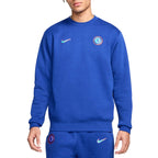 Chelsea FC Casual Crew fleece presentation tracksuit 2024/25 blue - Nike-0