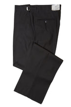 "Ethan" Black Super 150's Luxury Viscose Blend Suit Pants-5