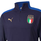 Italy soccer team technical training sweatshirt 2020/21 navy - Puma-2