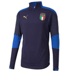 Italy soccer team technical training sweatshirt 2020/21 navy - Puma-0
