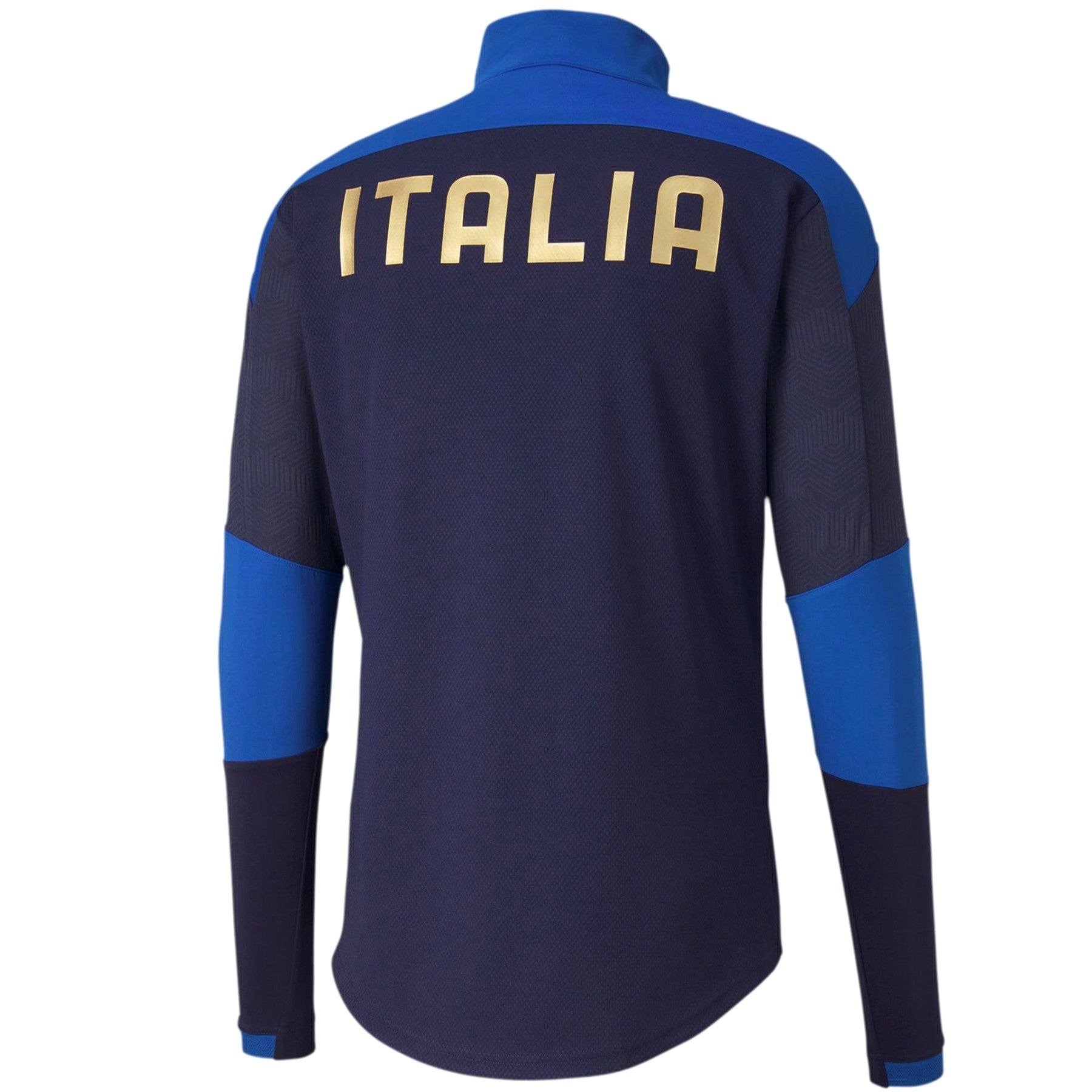 Italy soccer team technical training sweatshirt 2020/21 navy - Puma-1