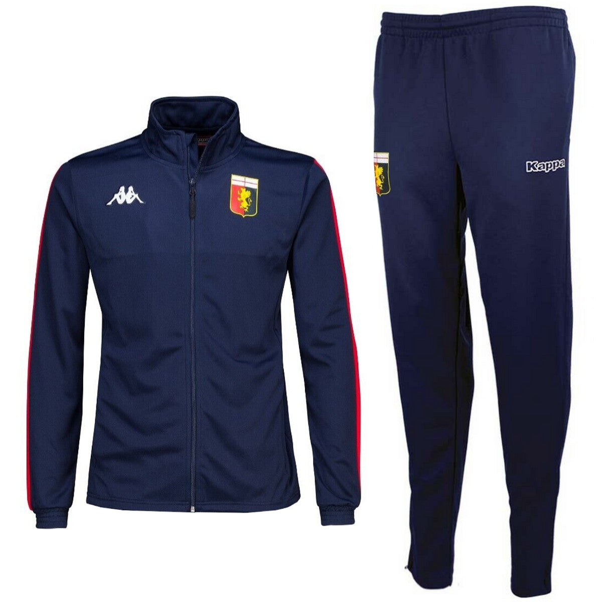 Genoa CFC blue training presentation soccer tracksuit 2022 - Kappa-0