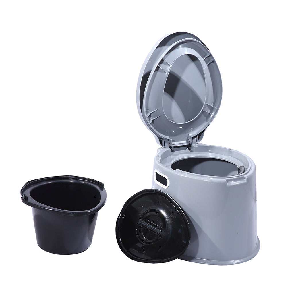 NNEIDS 6L Camping Toilet Outdoor Portable Potty-0