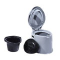 NNEIDS 6L Camping Toilet Outdoor Portable Potty-0
