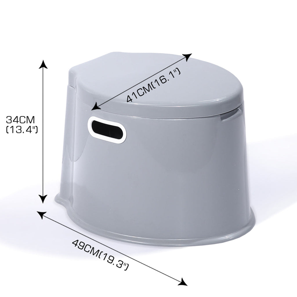 NNEIDS 6L Camping Toilet Outdoor Portable Potty-1