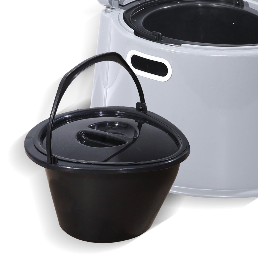 NNEIDS 6L Camping Toilet Outdoor Portable Potty-2