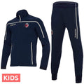 Kids - Bologna FC navy presentation soccer tracksuit 2018/19 - Macron-0