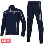 Kids - Bologna FC navy presentation soccer tracksuit 2018/19 - Macron-0