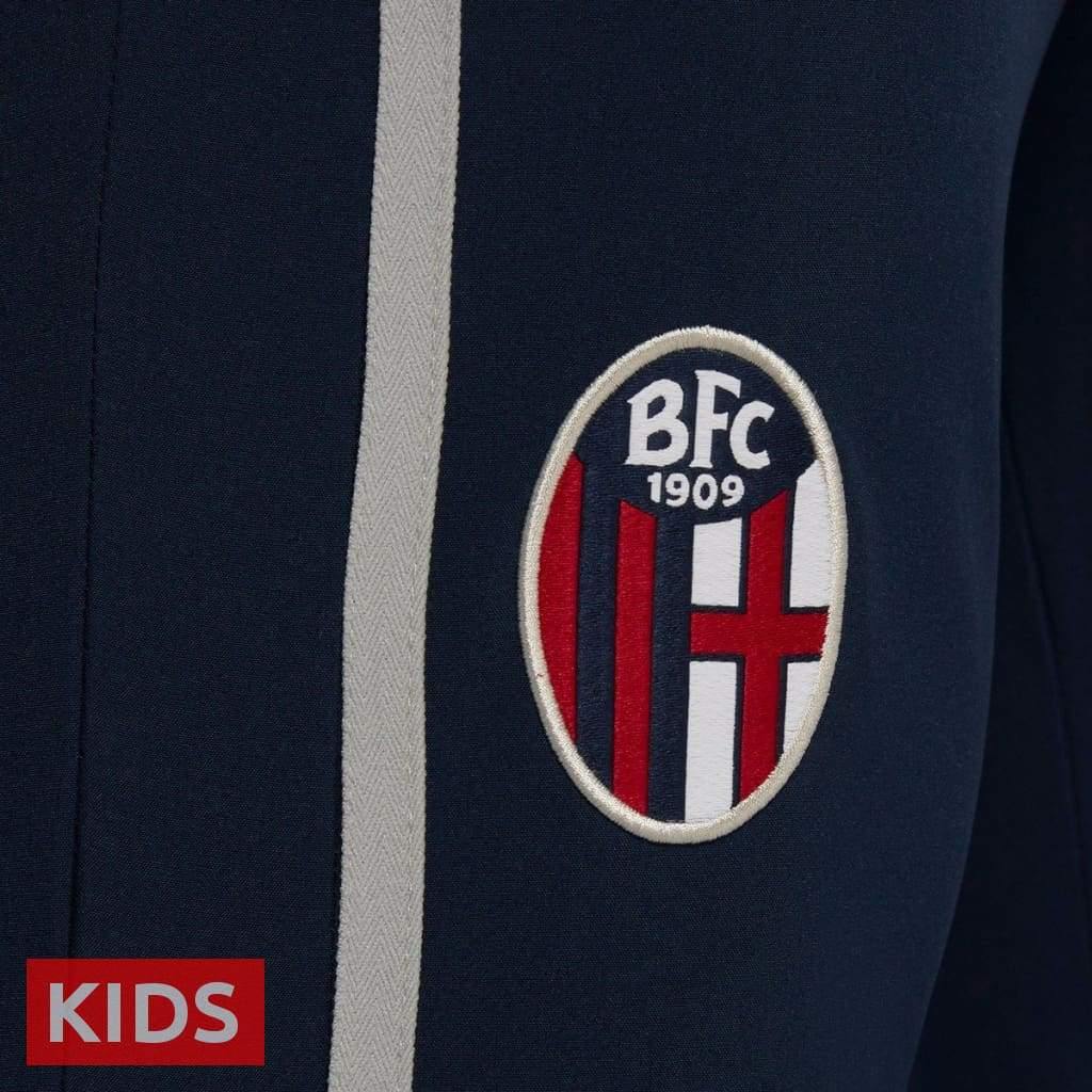 Kids - Bologna FC navy presentation soccer tracksuit 2018/19 - Macron-2
