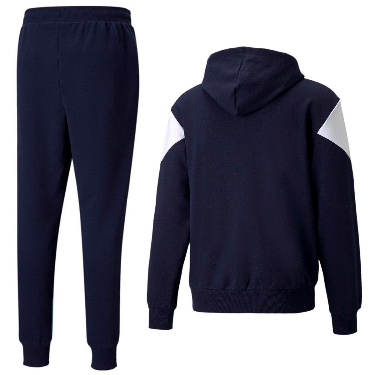 Manchester City navy Casual Fans presentation tracksuit 2021/22 - Puma-1