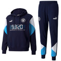 Manchester City navy Casual Fans presentation tracksuit 2021/22 - Puma-0
