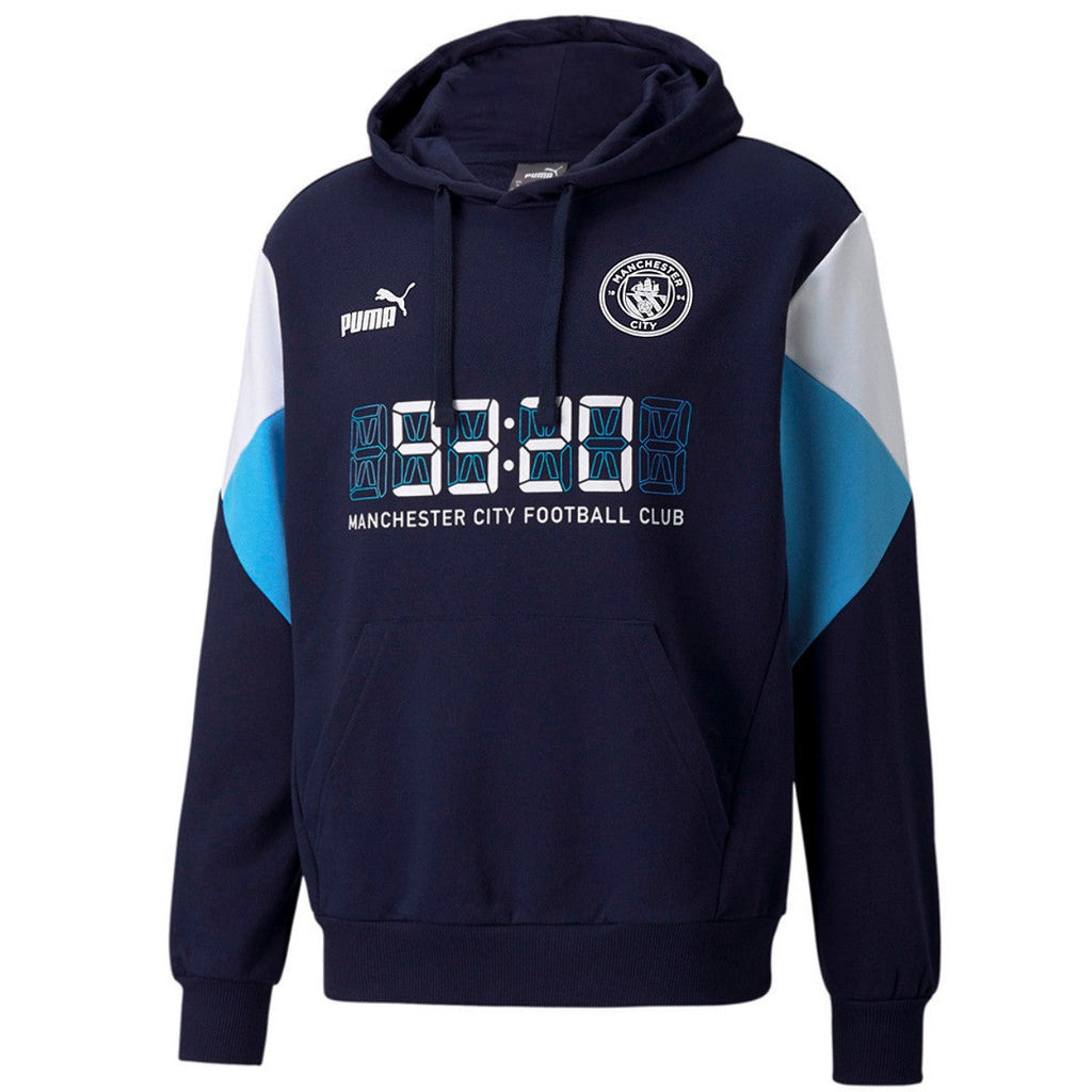 Manchester City navy Casual Fans presentation tracksuit 2021/22 - Puma-2
