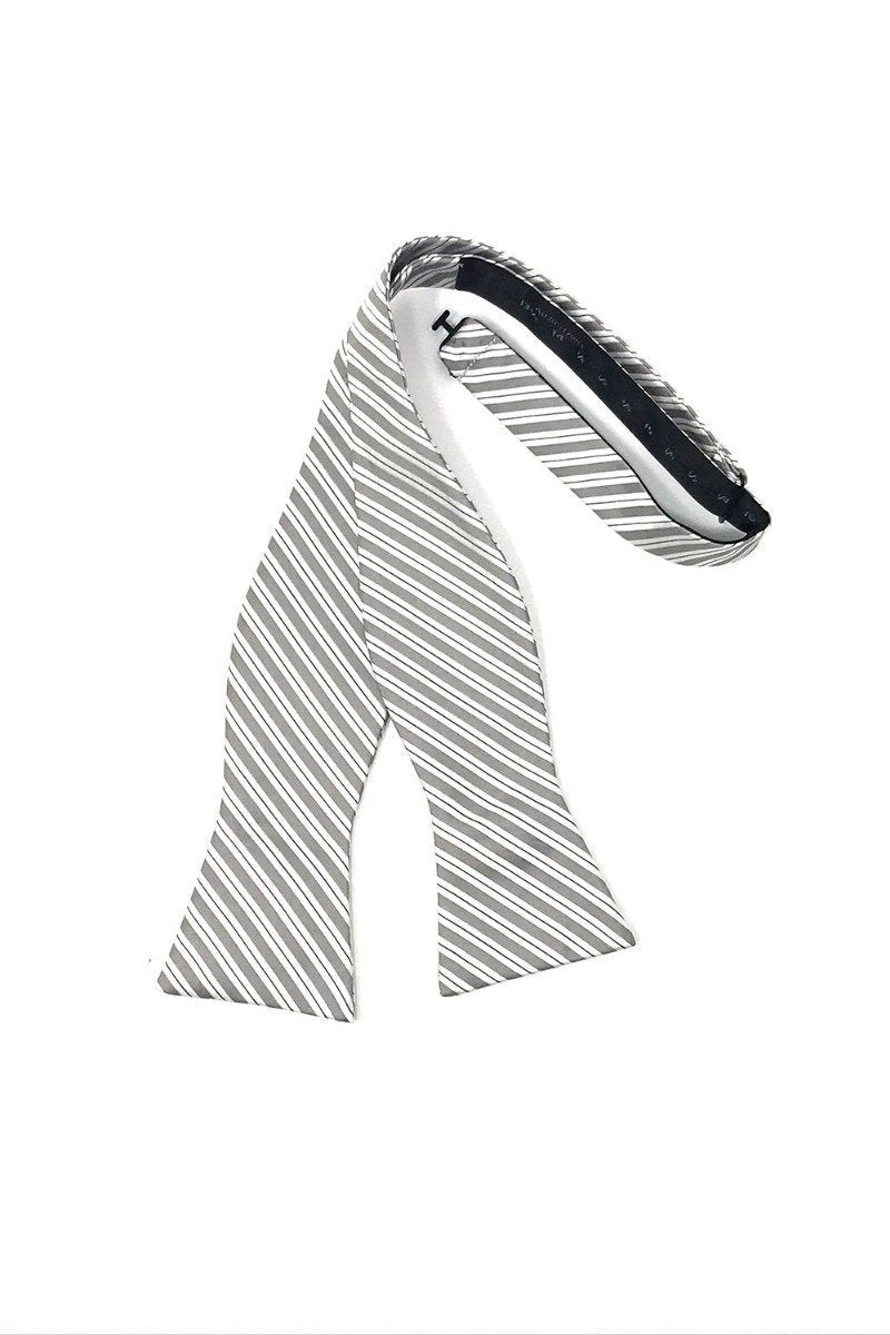 Newton Stripe Bow Tie Self Tie-2
