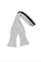 Newton Stripe Bow Tie Self Tie-2