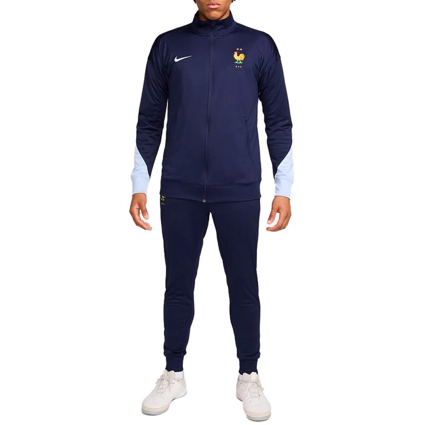 France training presentation Soccer tracksuit 2024/25 navy - Nike