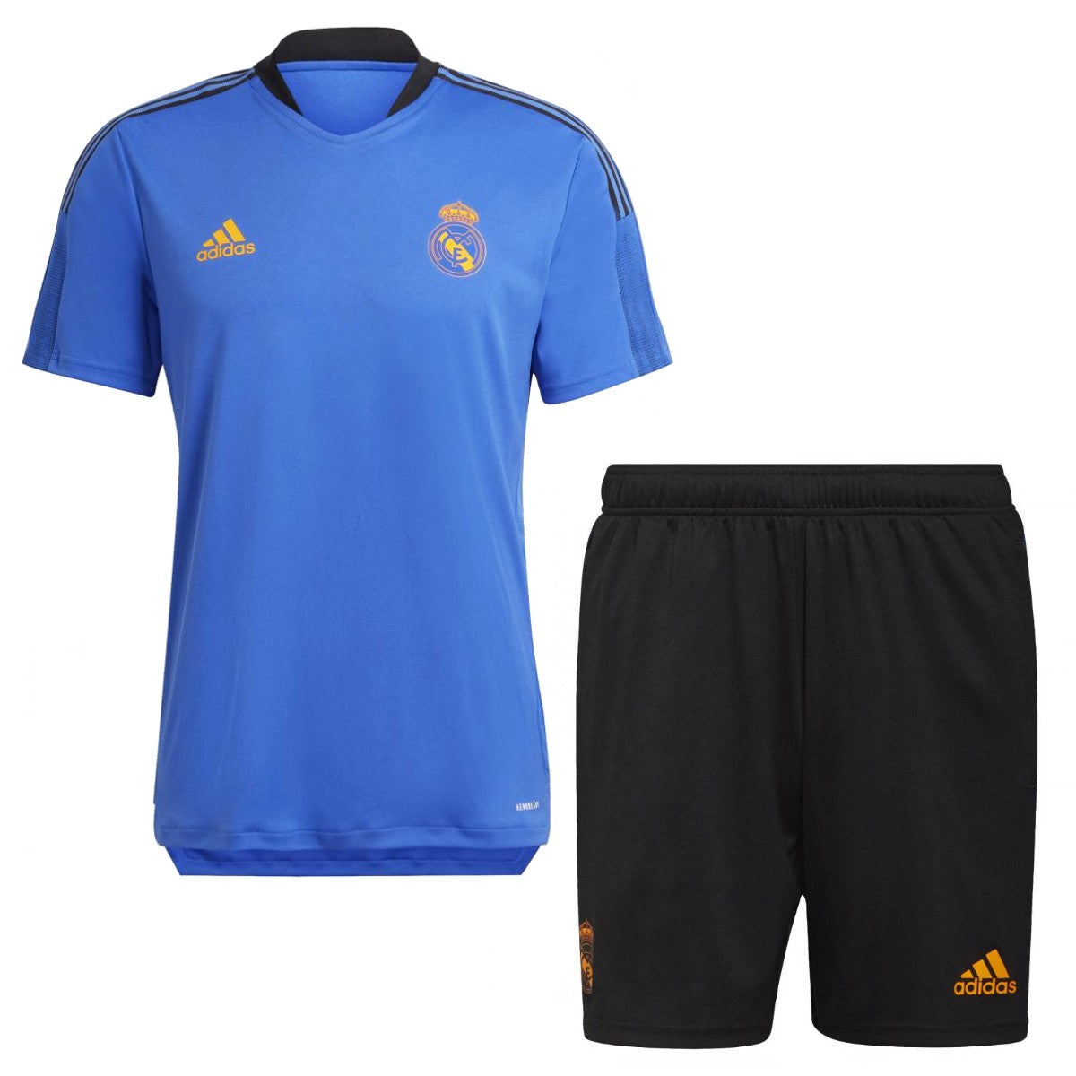 Real Madrid blue/black training Soccer set 2022 - Adidas-0
