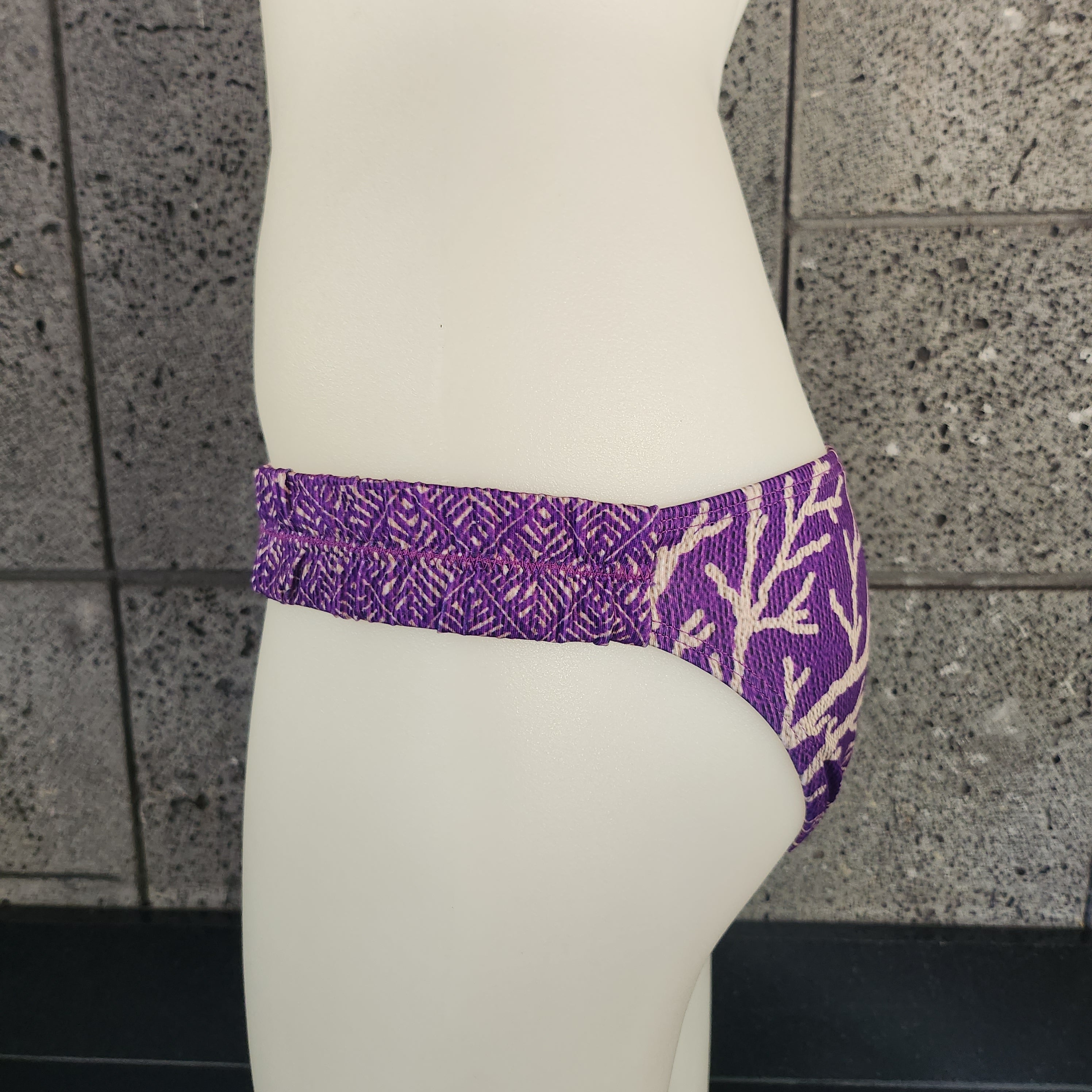 Loco Boutique Coral Gathered Banded Sides-2