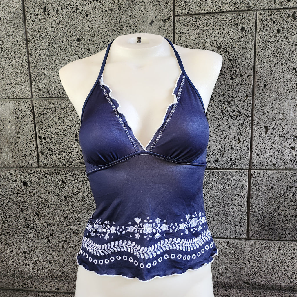 Loco Boutique Loco Broidery Ruffle Tankini Top-2