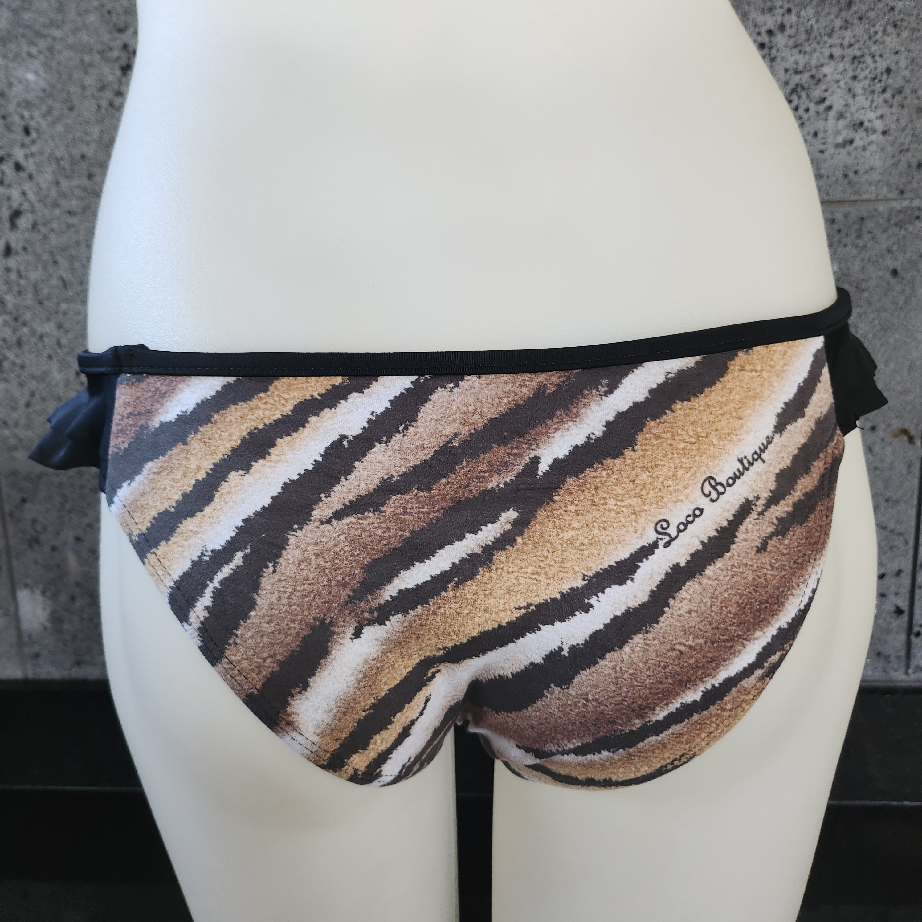 Loco Boutique Tiger Double Side Ruffle