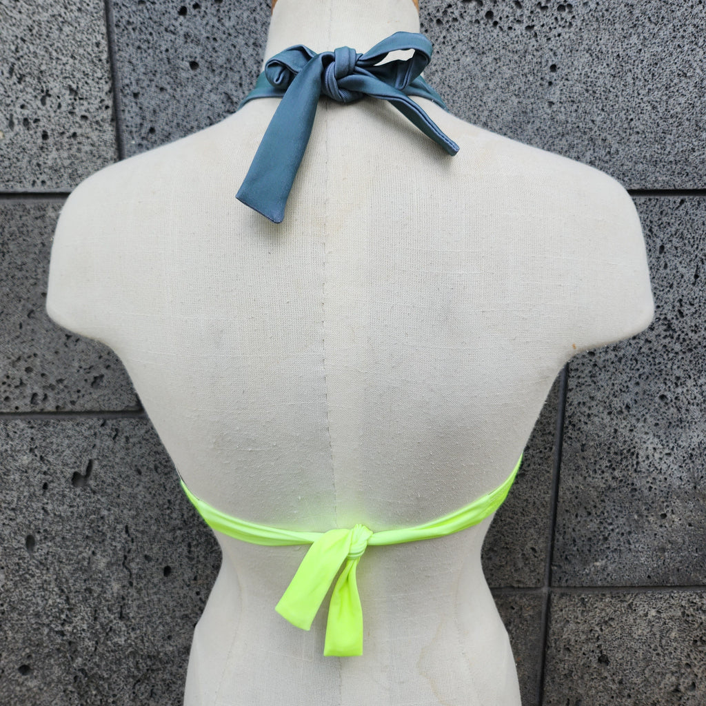 Loco Boutique Solid Bright Bandeau Bikini Top