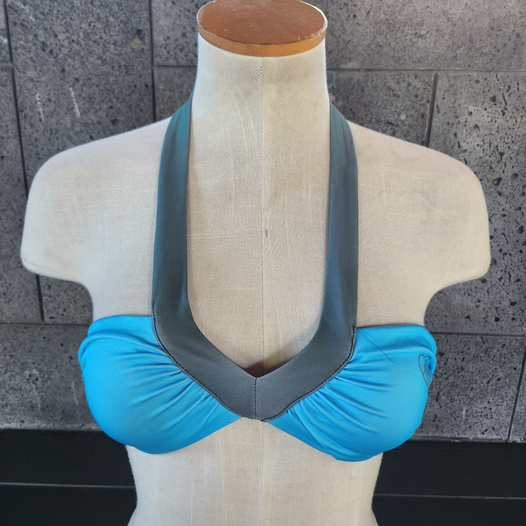 Loco Boutique Solid Bright Bandeau Bikini Top