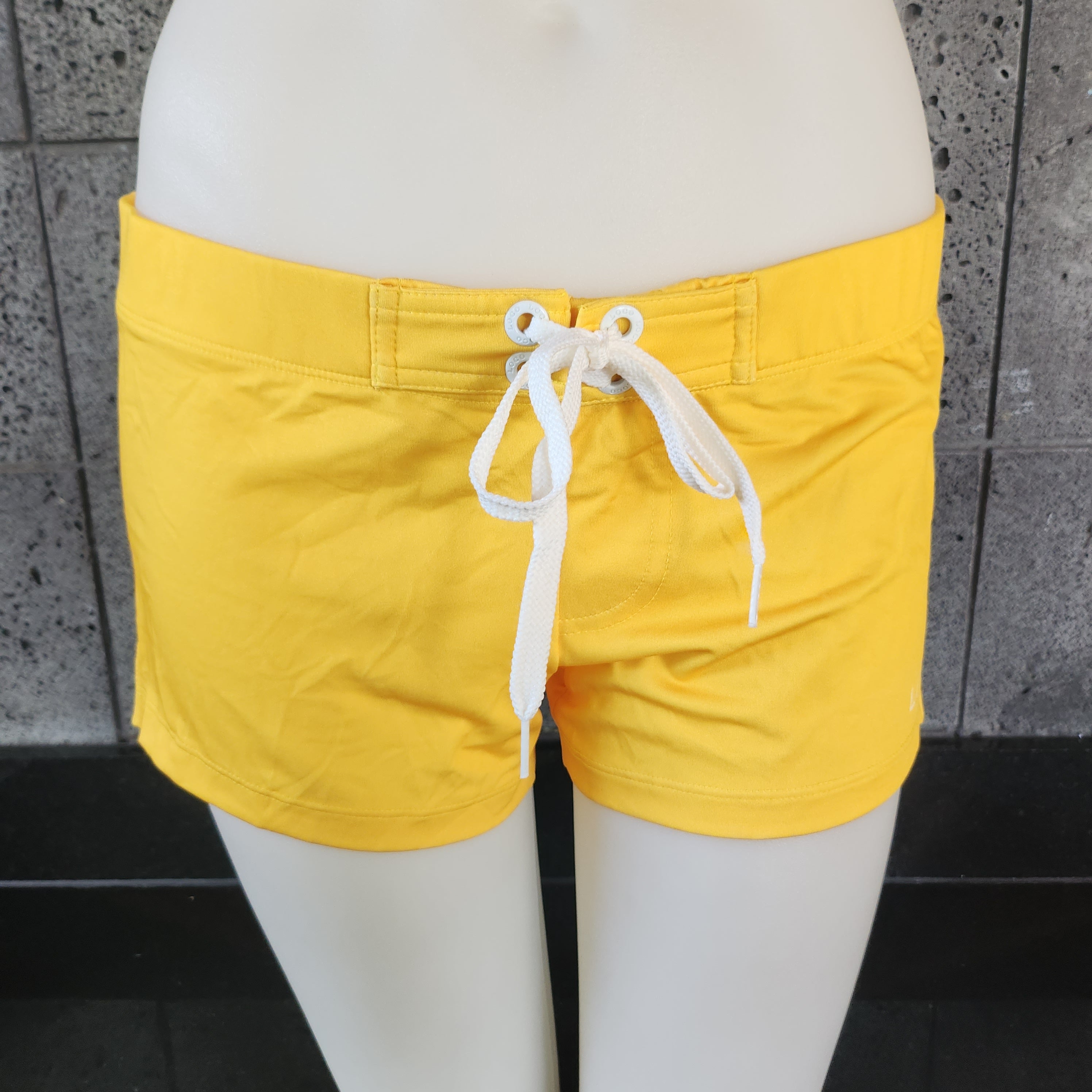 Loco Boutique Solid Logo Fitted Shorts-1