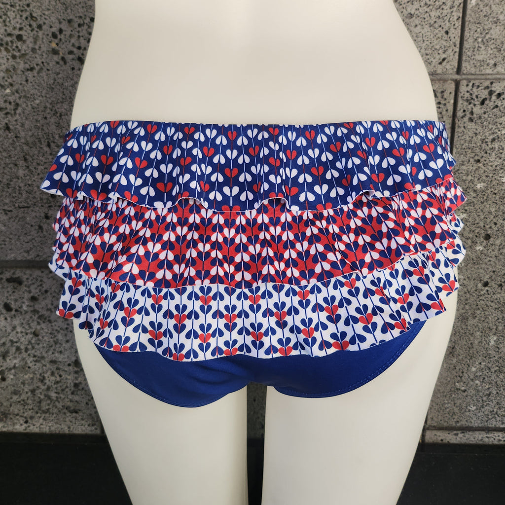 Heart of Arrow 3-Tier Ruffle Mid Rise-1