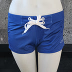 Loco Boutique Solid Logo Fitted Shorts-7