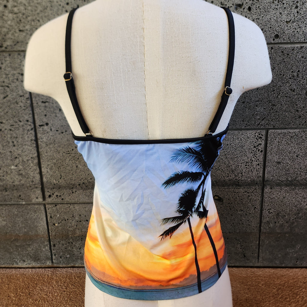 Loco Boutique Ko Olina Sunset Cami Tankini-1