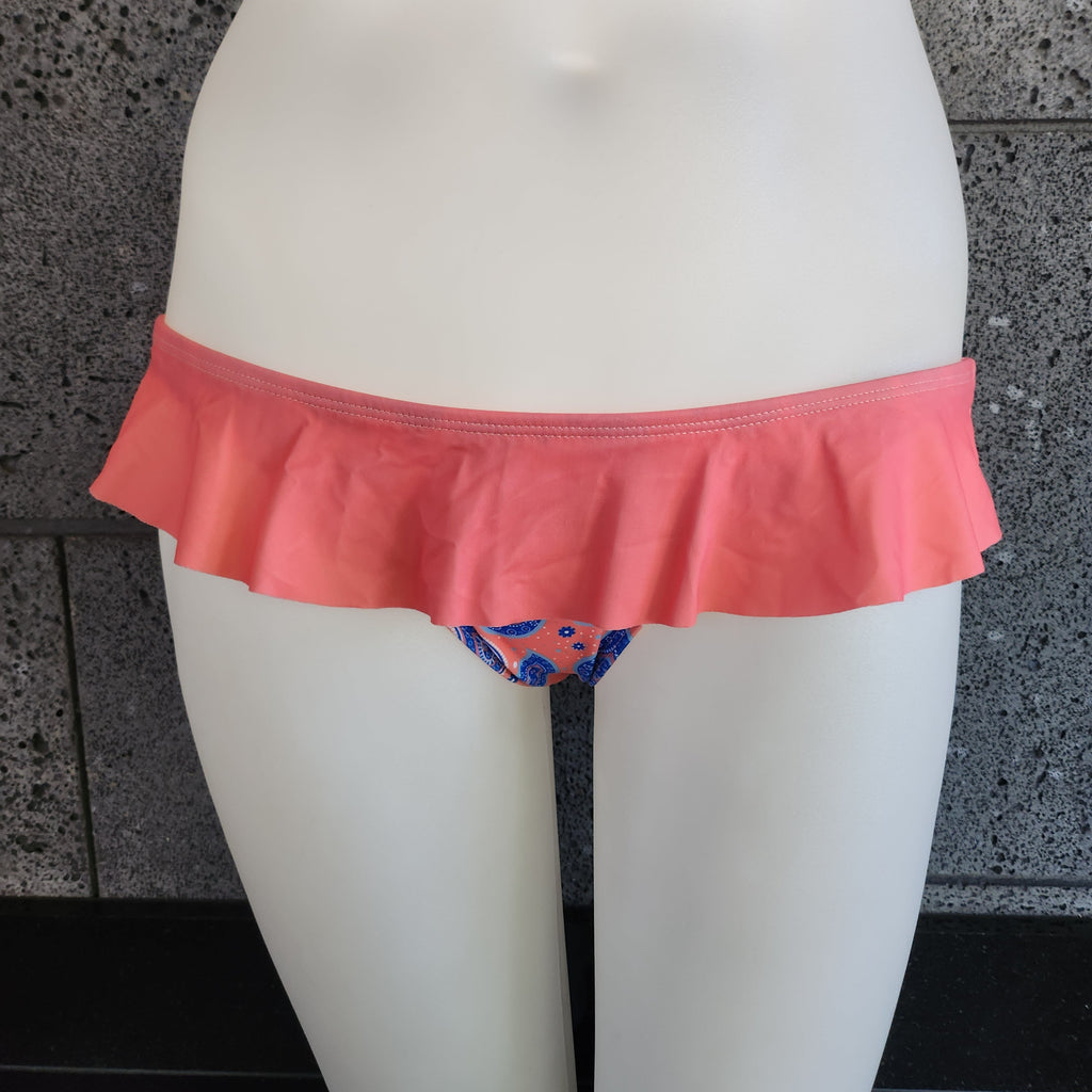 Loco Boutique Paisley Skirted Bikini Bottom-3
