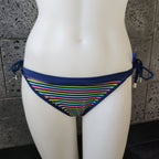 Loco Boutique Blue Flower Reversible Banded Waist-3