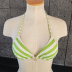 Loco Boutique Chevron Stripes Triangle Bikini Top-2