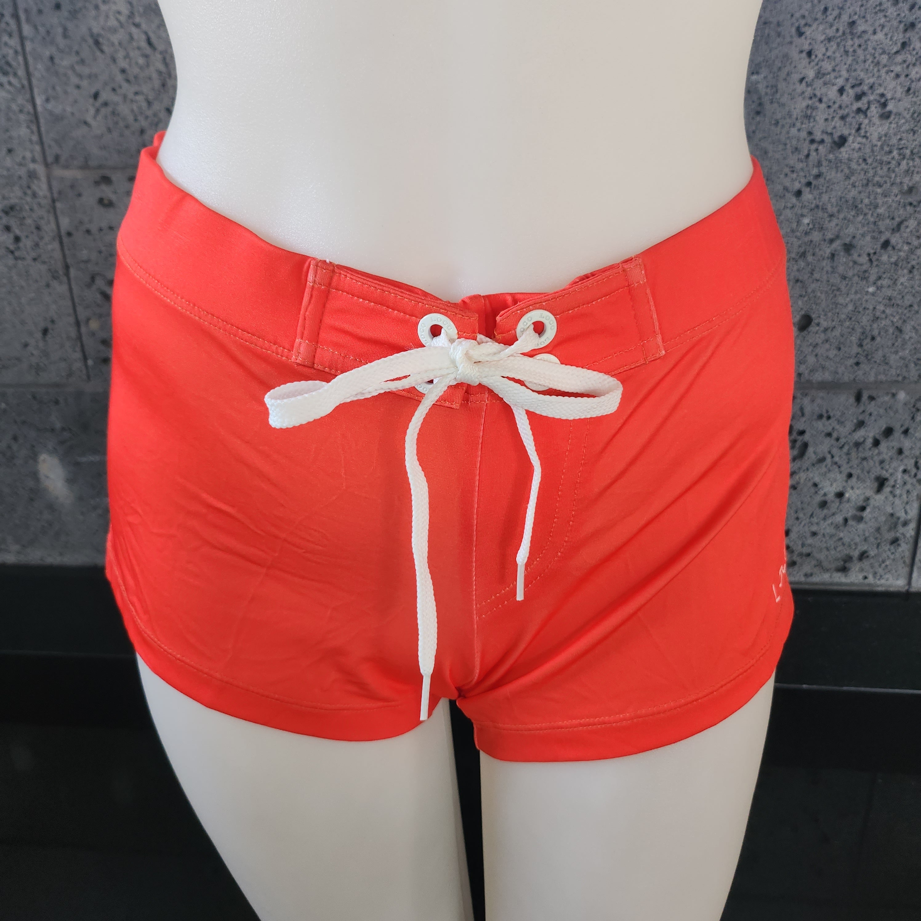 Loco Boutique Solid Logo Fitted Shorts-4