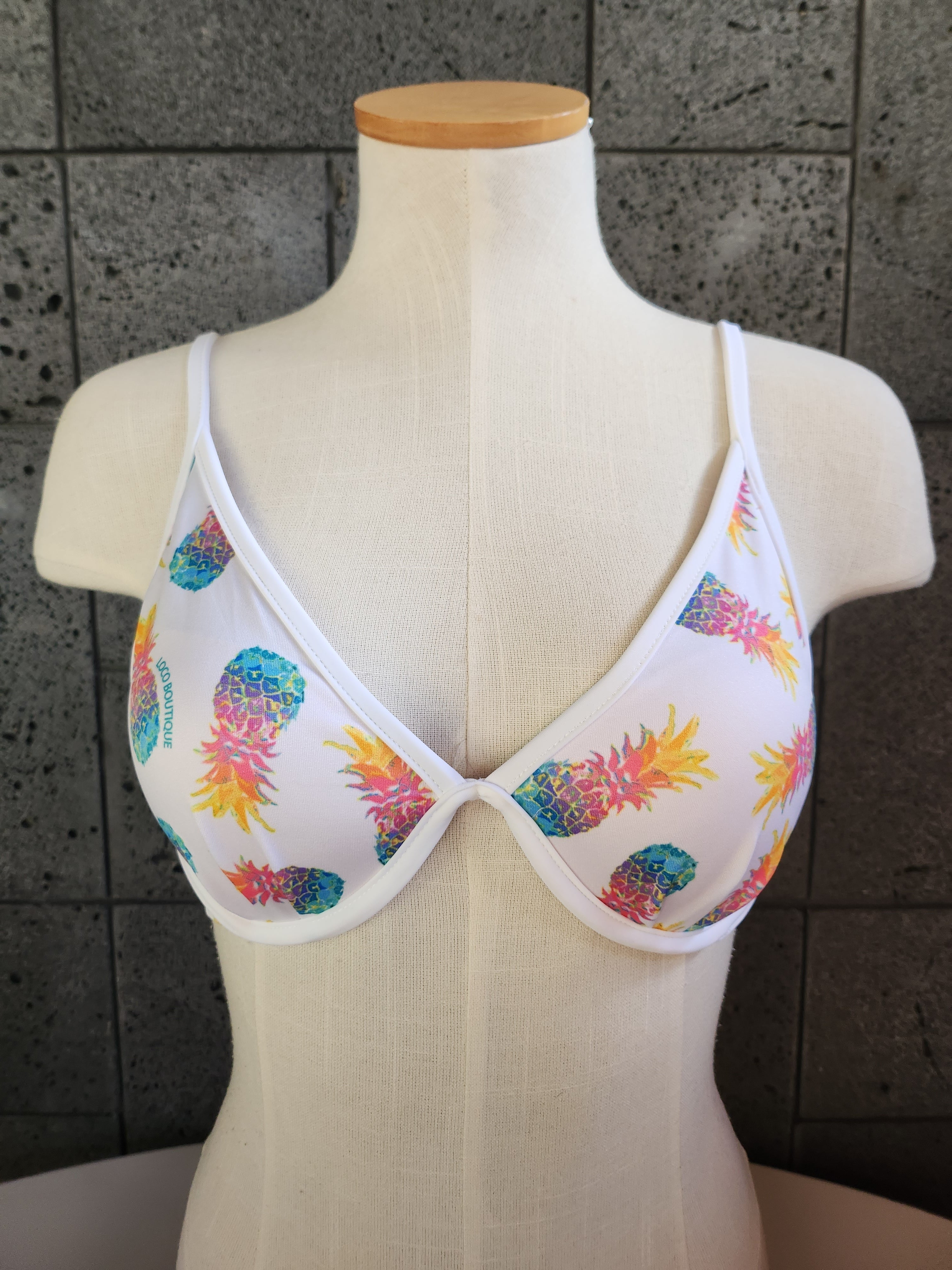 Loco Boutique Assorted Prints Underwire Bikini Top-1