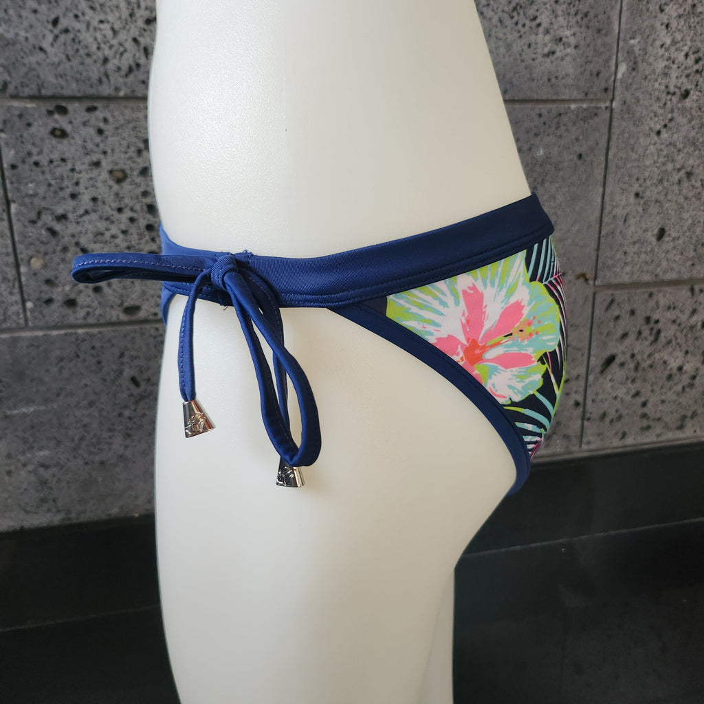 Loco Boutique Blue Flower Reversible Banded Waist-2