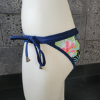 Loco Boutique Blue Flower Reversible Banded Waist-2