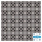 Gray and Black pattern dark Backsplash for background renovation Tiles Model - SB29