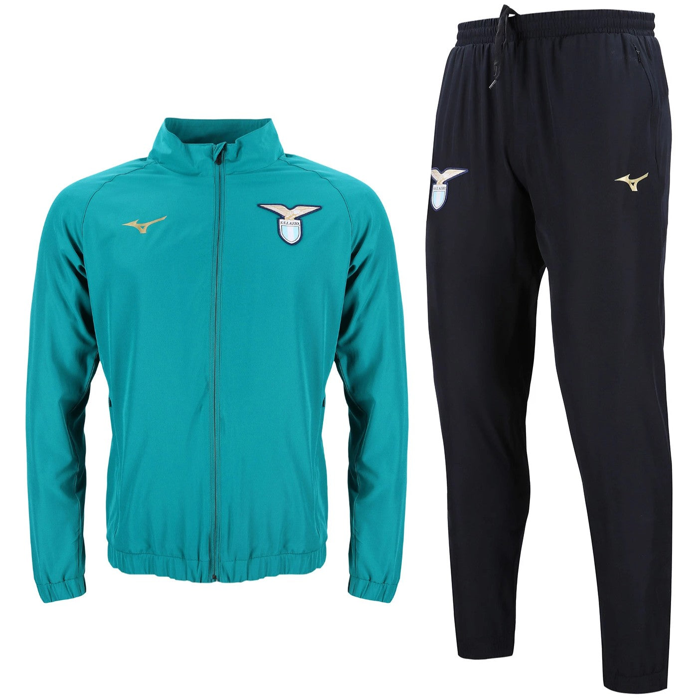SS Lazio water green presentation Soccer tracksuit 2023/24 - Mizuno-0