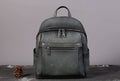 Womens Vintage Leather Backpack-5